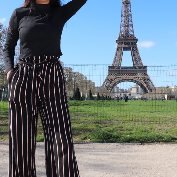 High waisted wide leg trousers - Picture 2 of 2